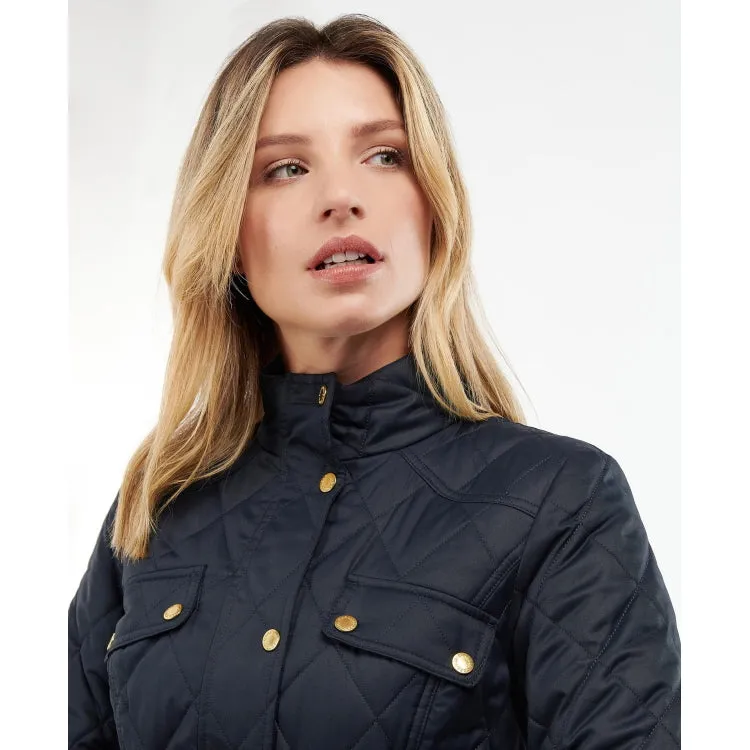 Barbour Ladies Broxfield Quilt Jacket - Dark Navy