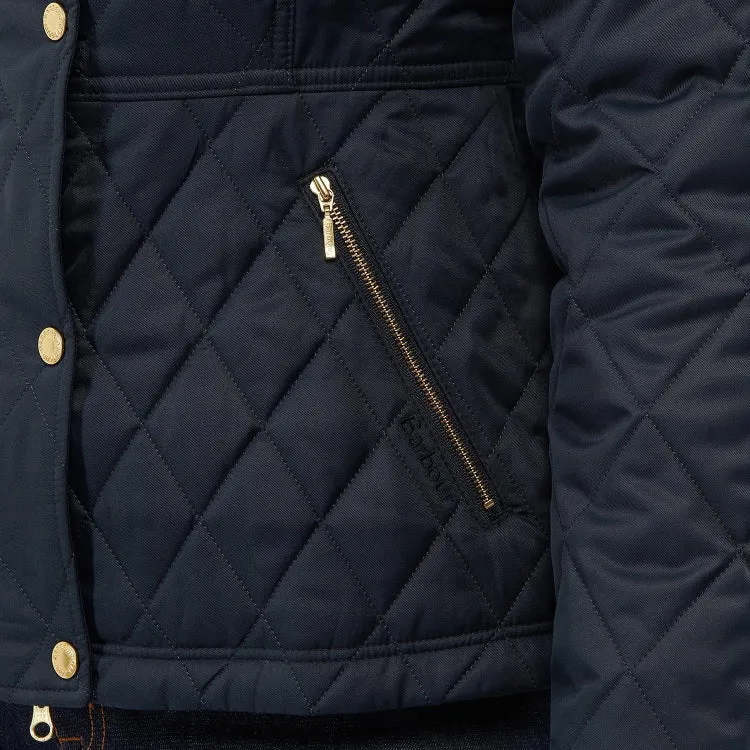 Barbour Ladies Broxfield Quilt Jacket - Dark Navy