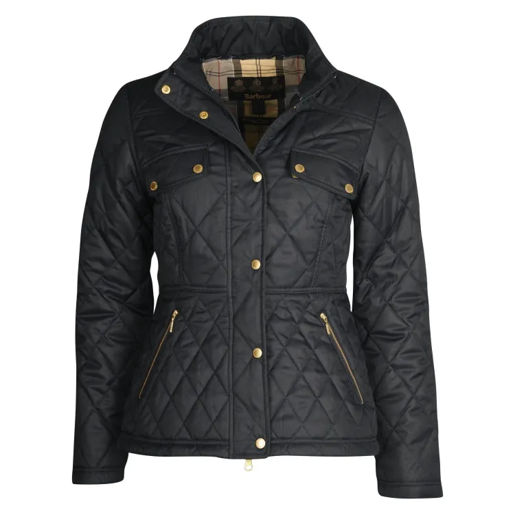 Barbour Ladies Broxfield Quilt Jacket - Dark Navy