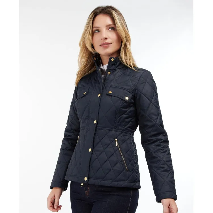 Barbour Ladies Broxfield Quilt Jacket - Dark Navy
