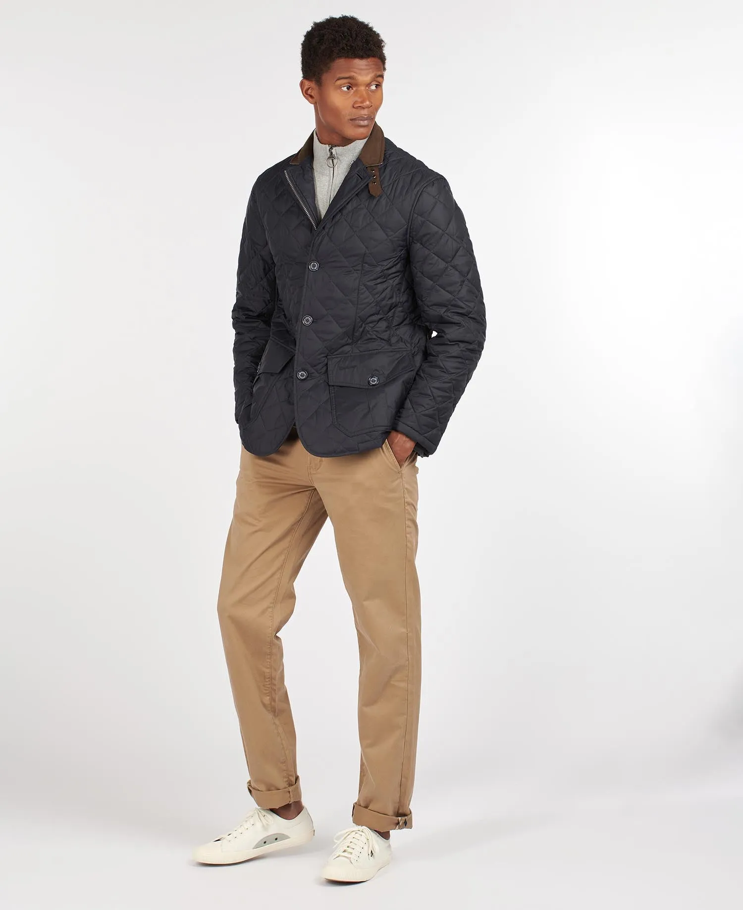BARBOUR Sander Quilted Jacket NAVY