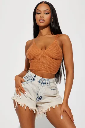 Be My Angel Tank - Brown