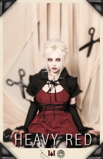 Beyond Reason Red Ruffle Corset Dress