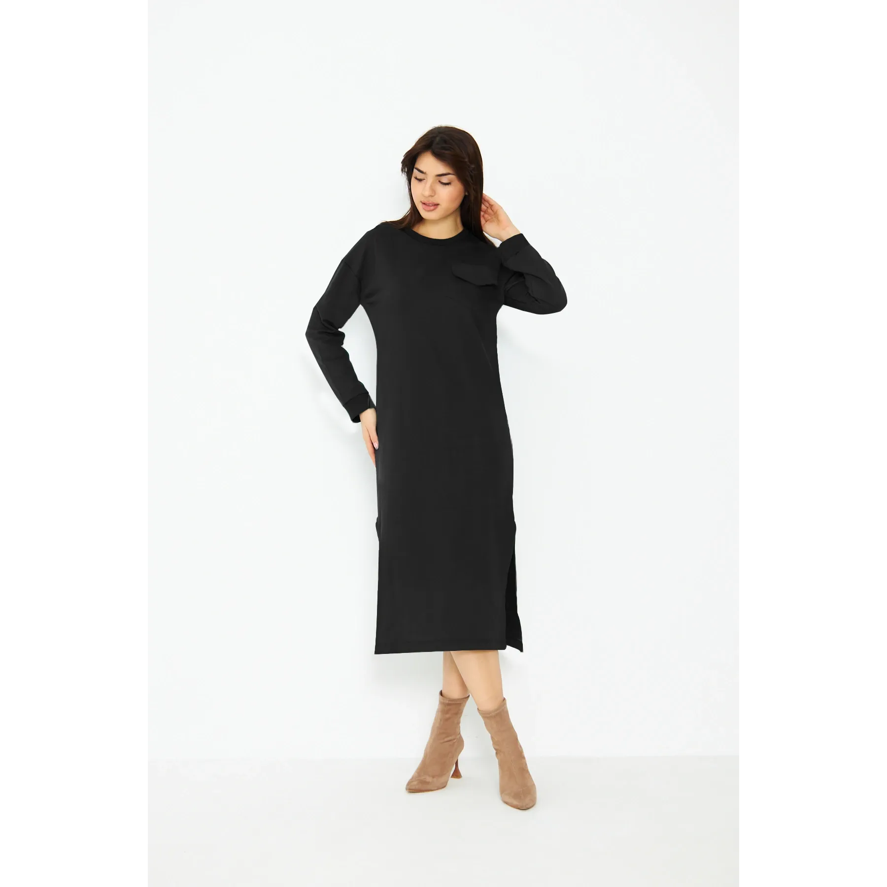 Black Long Maxi Dress