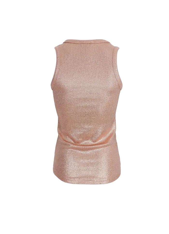 Bree Metallic Tank Top