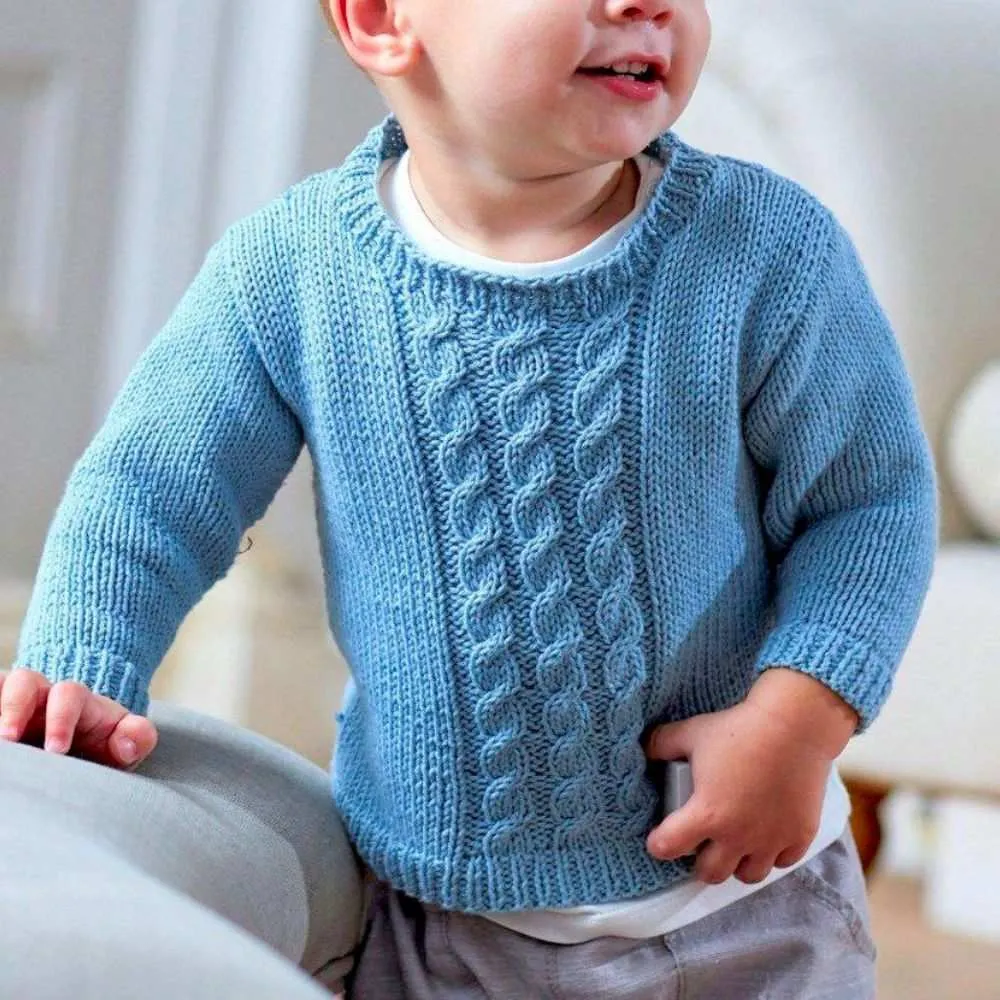 Cabled Sweater & Tank Top Knitting Pattern (6755)