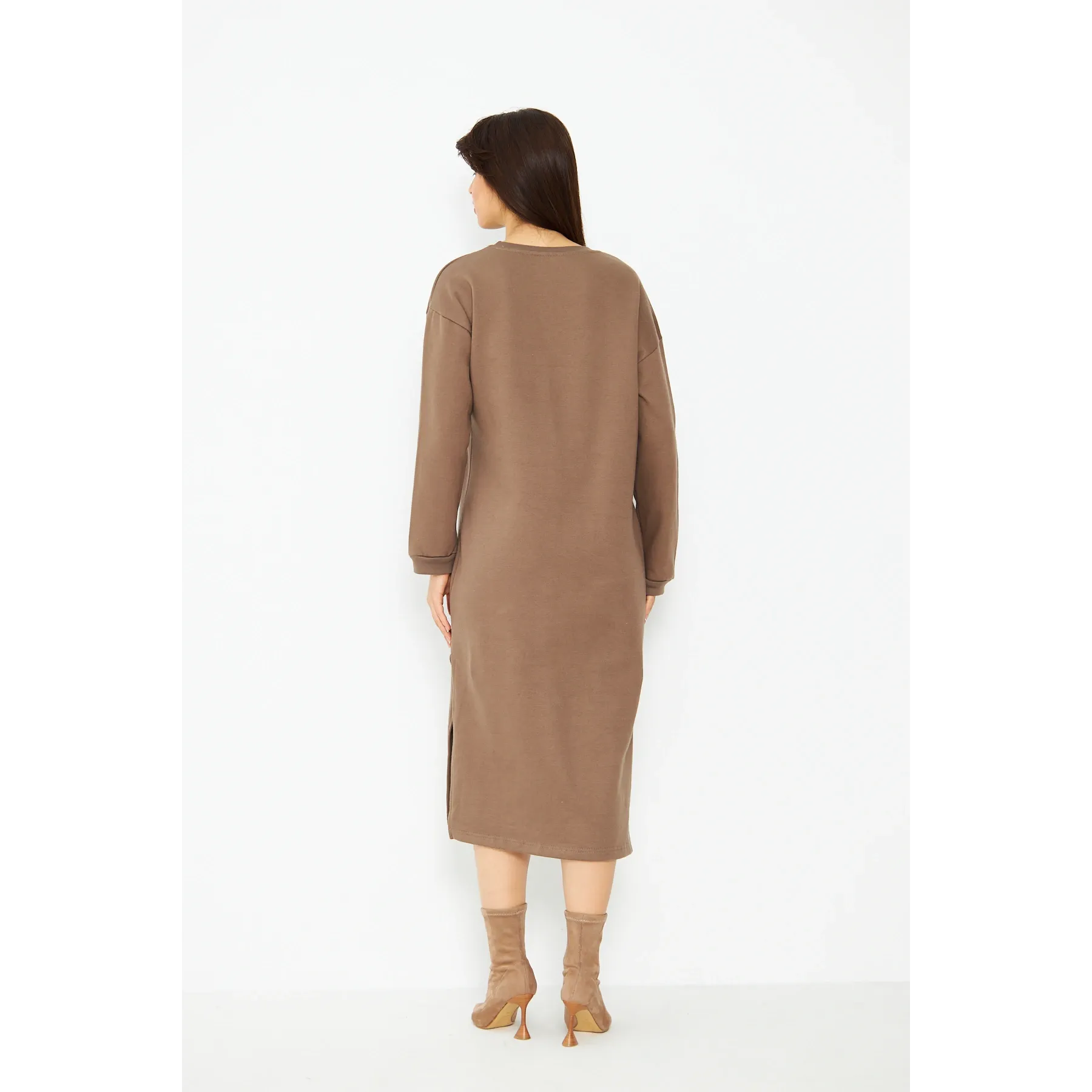 Coffee Long Maxi Dress