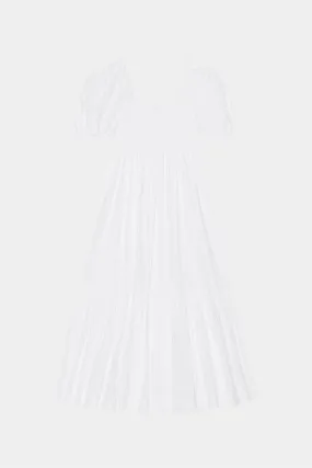 Cotton Poplin Smock Maxi Dress