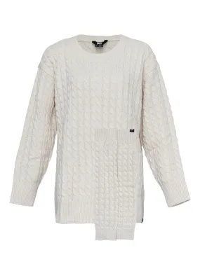 Cozy Cable Knit Sweater And Leg Warmers (Sand)