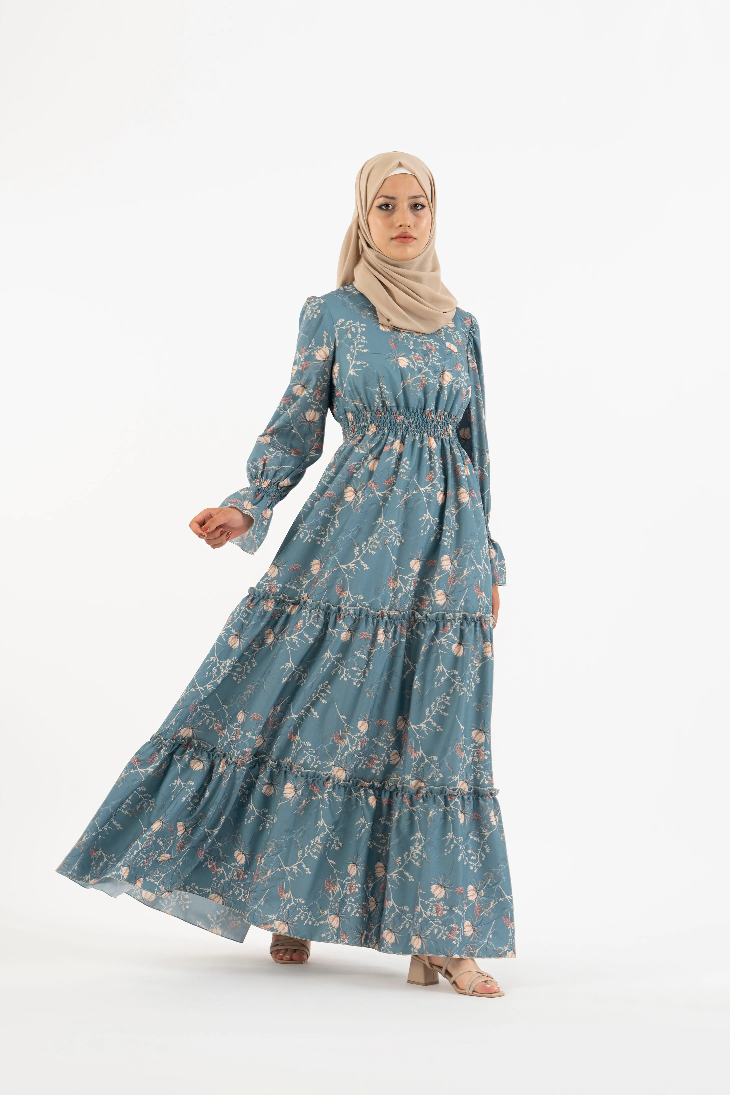 Crayola floral long dress