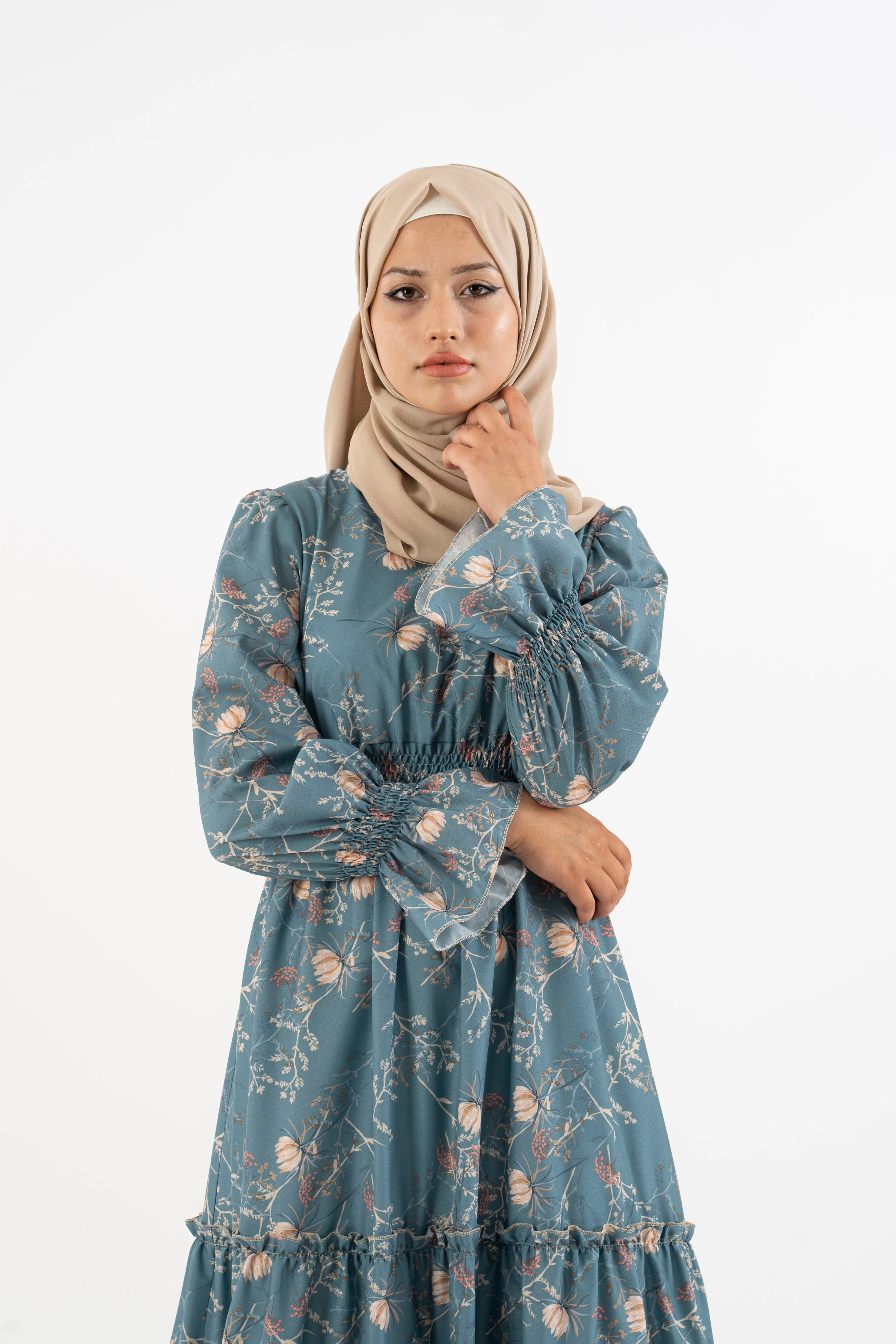 Crayola floral long dress