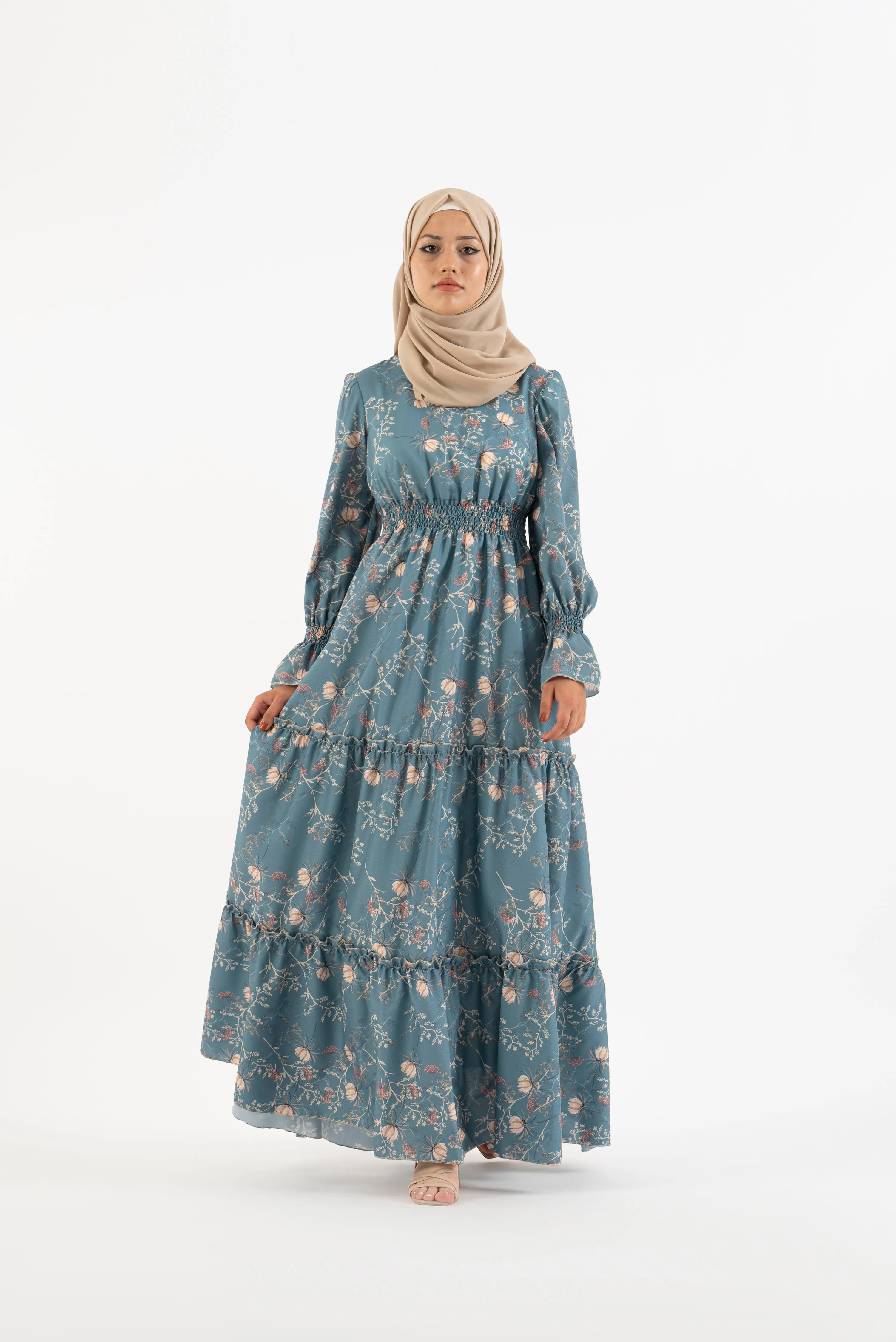 Crayola floral long dress