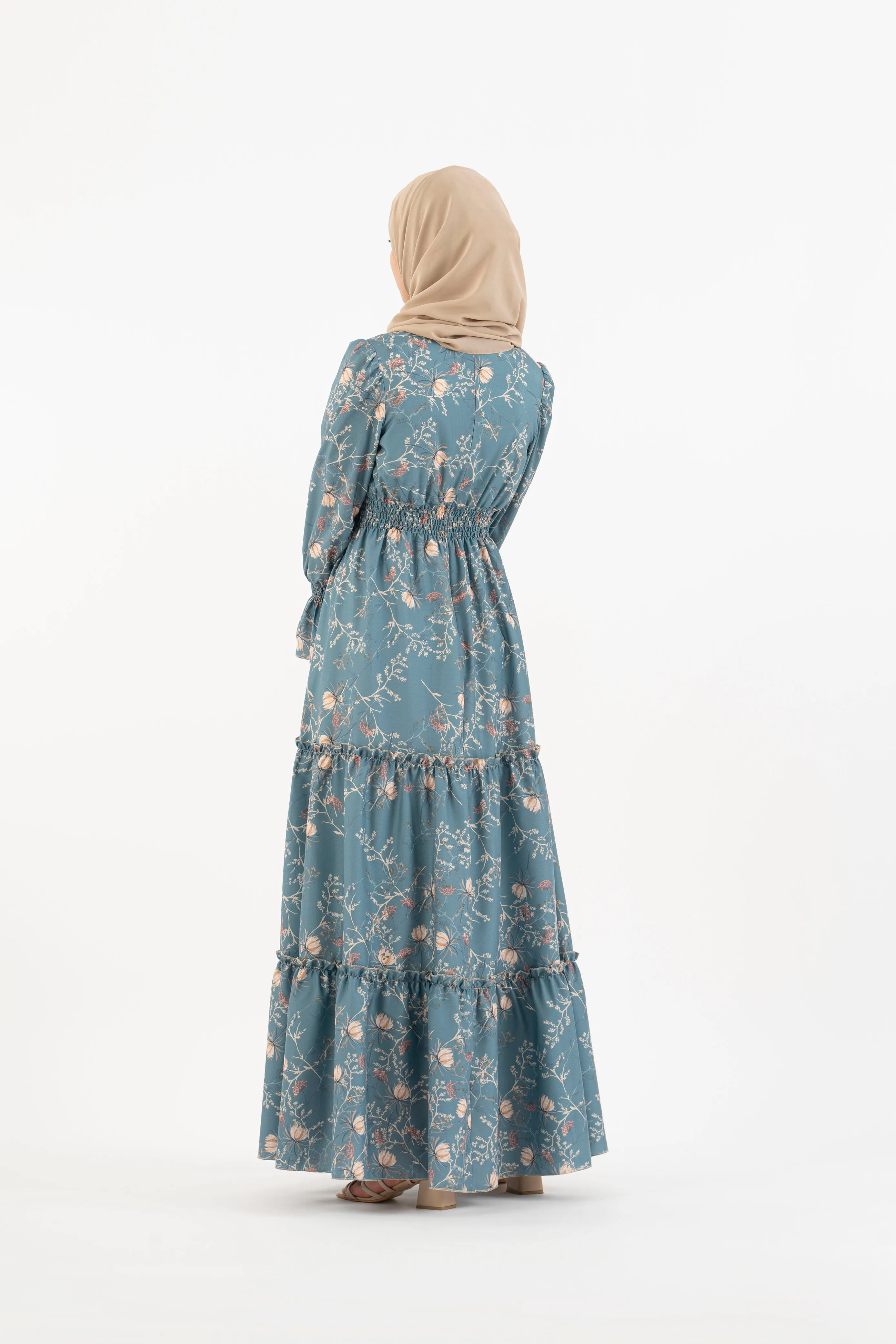 Crayola floral long dress