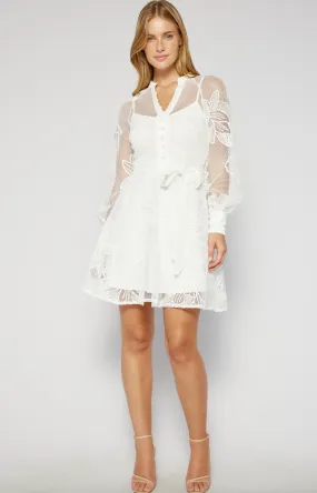 Daria Dress - White