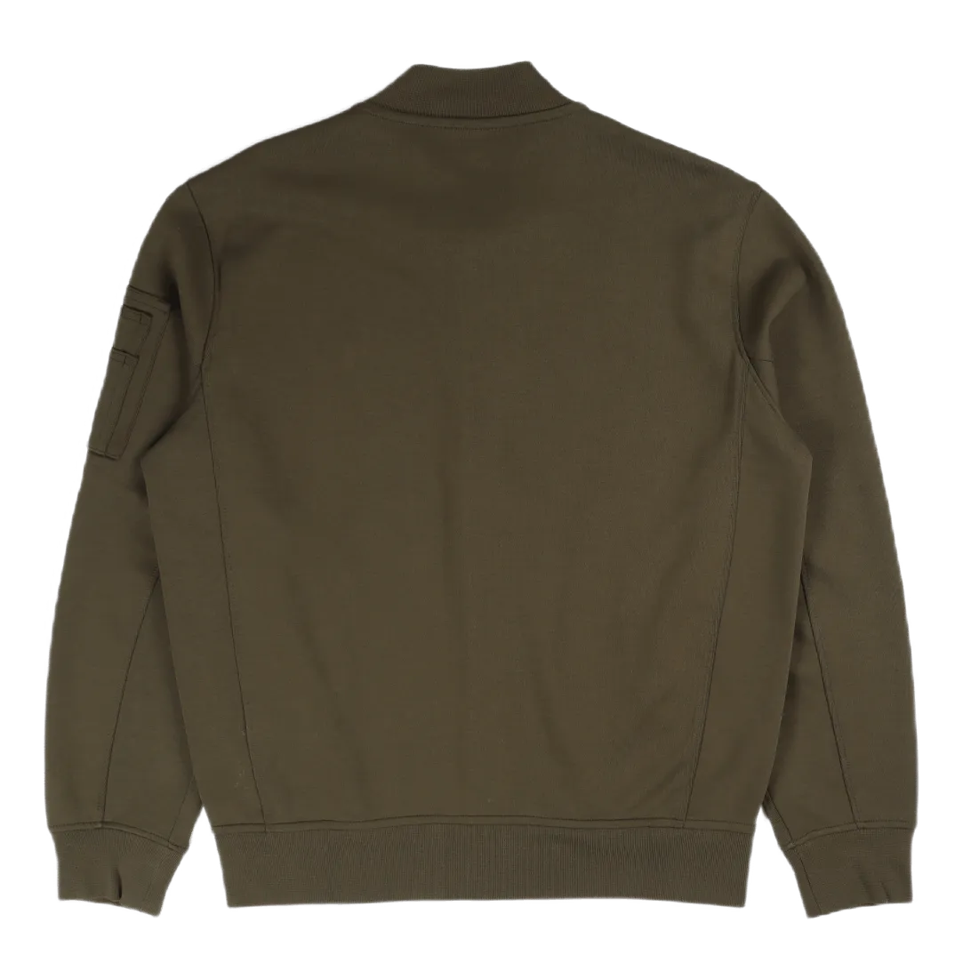 Double-Knit Bomber Jacket Company Olive/C9760