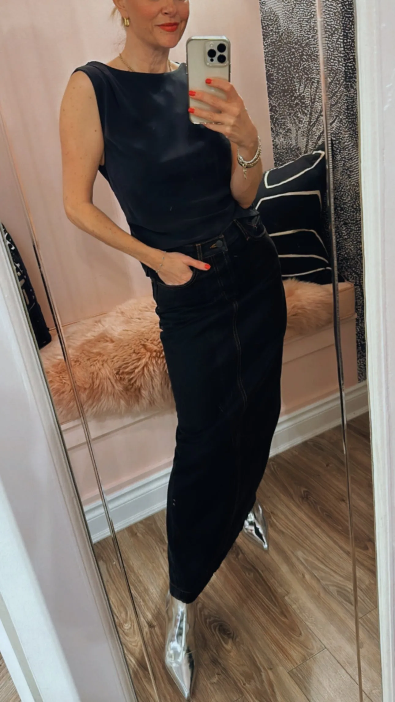 Draped Cowl Top
