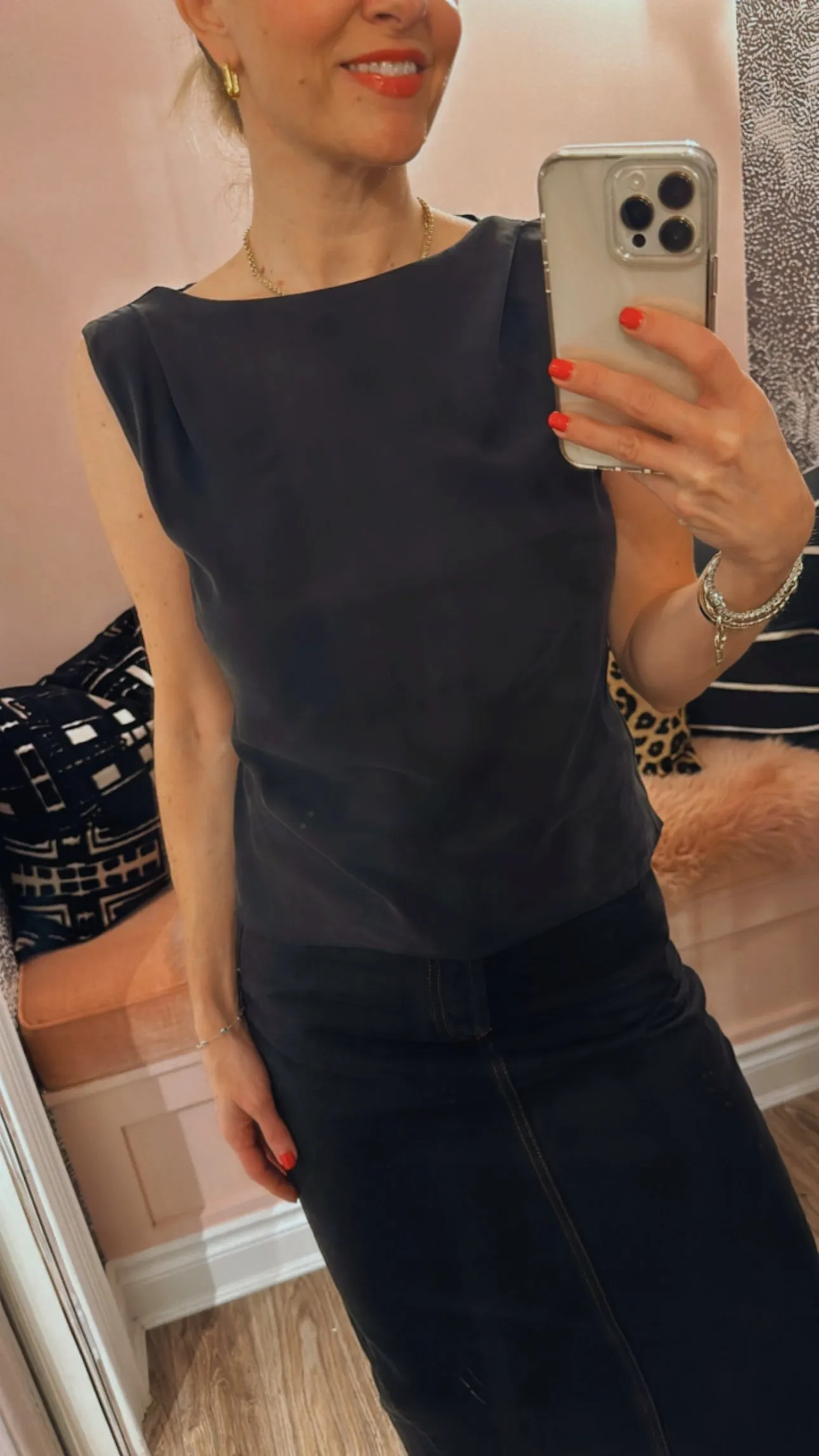 Draped Cowl Top