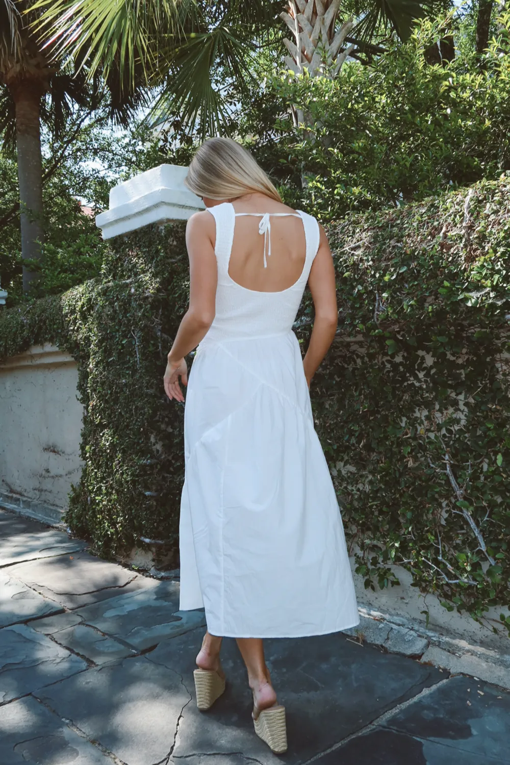 EVA ASYMMETRIC SMOCK DRESS