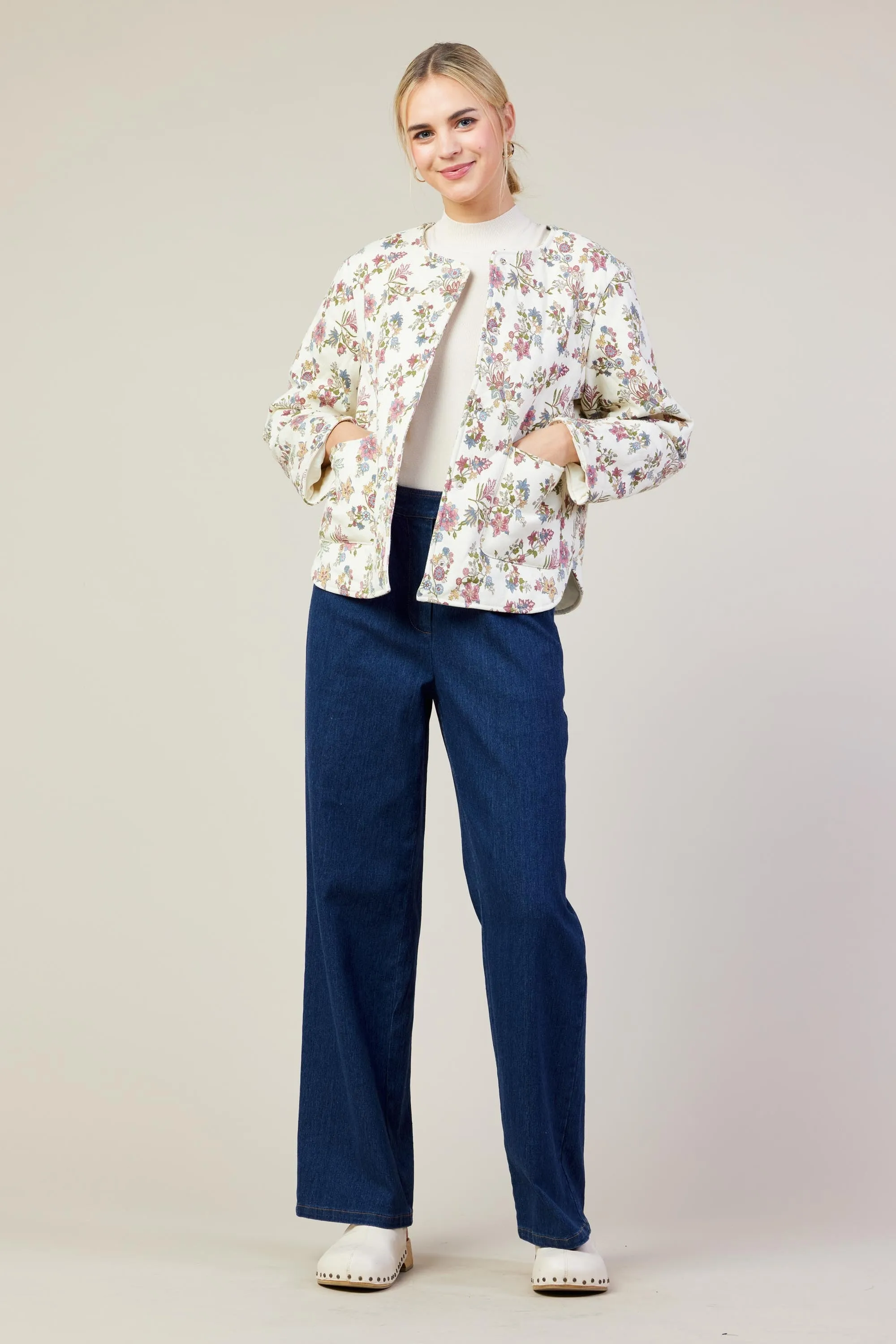 Floral Quilted Jacket