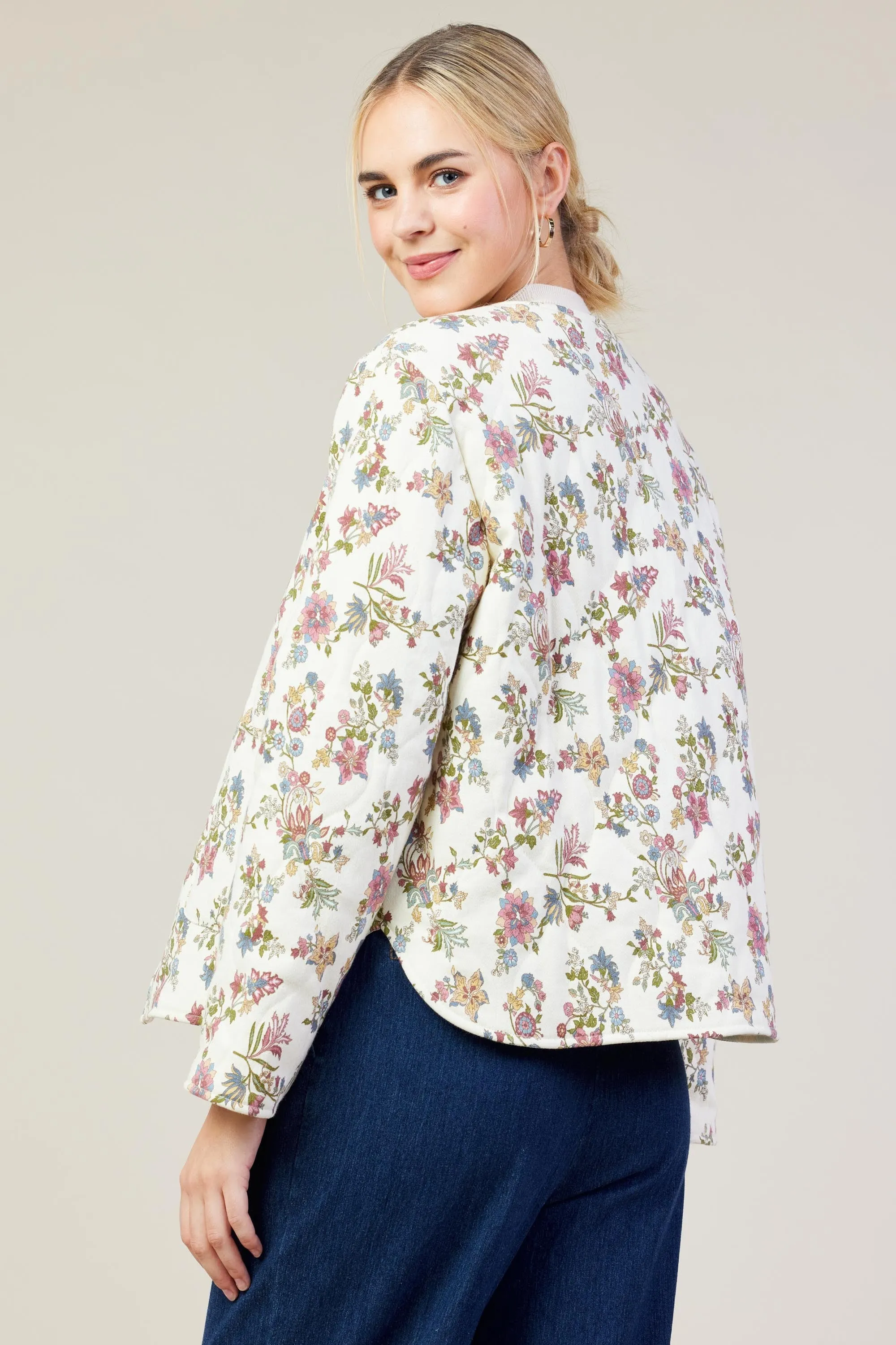 Floral Quilted Jacket