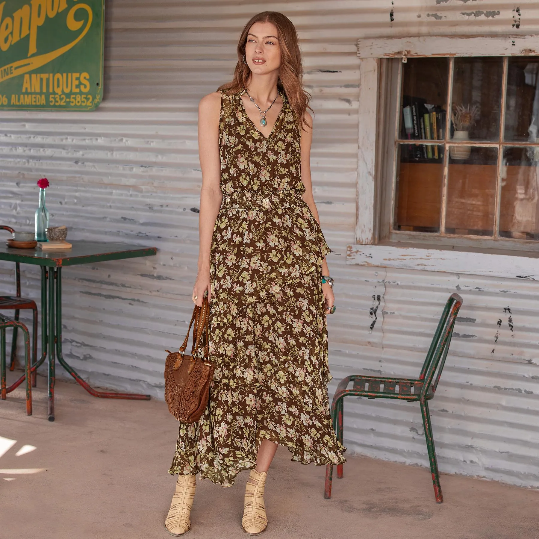 Floret Twirl Dress, Petite