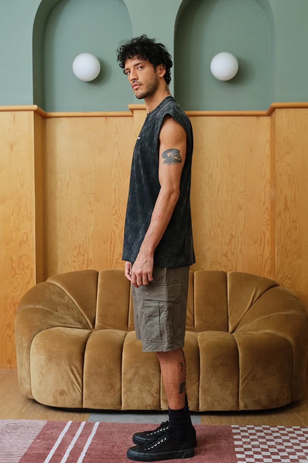 Jet Black Vest Tank