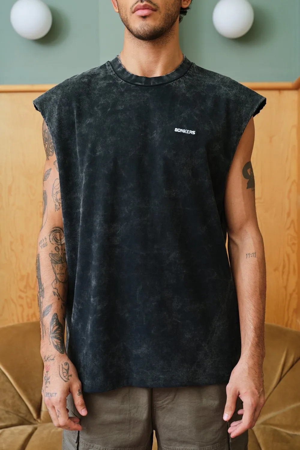Jet Black Vest Tank