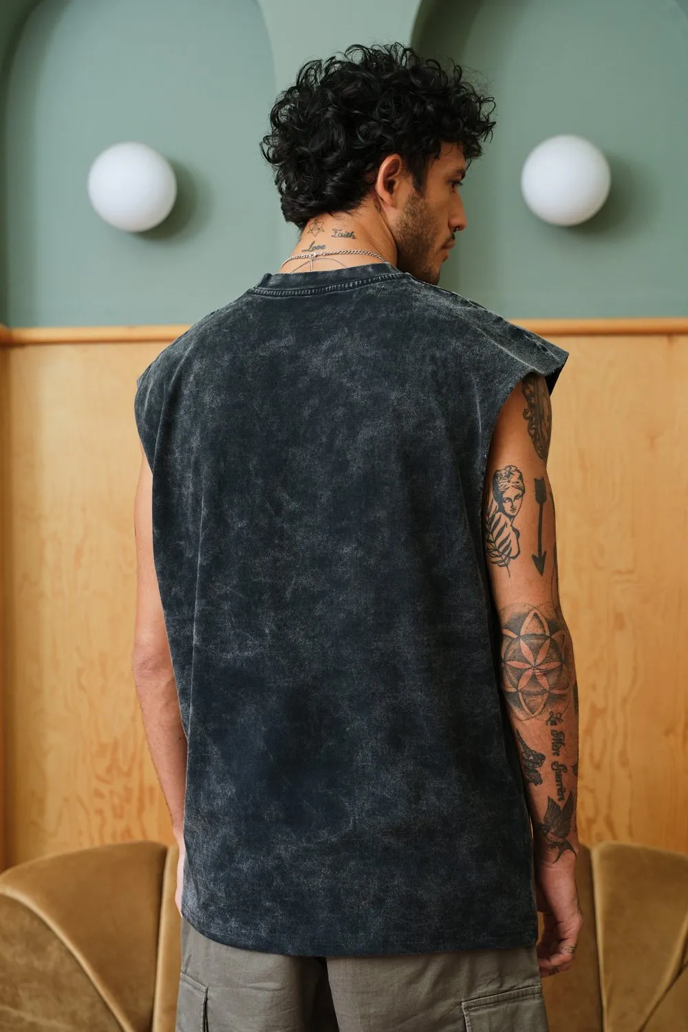 Jet Black Vest Tank