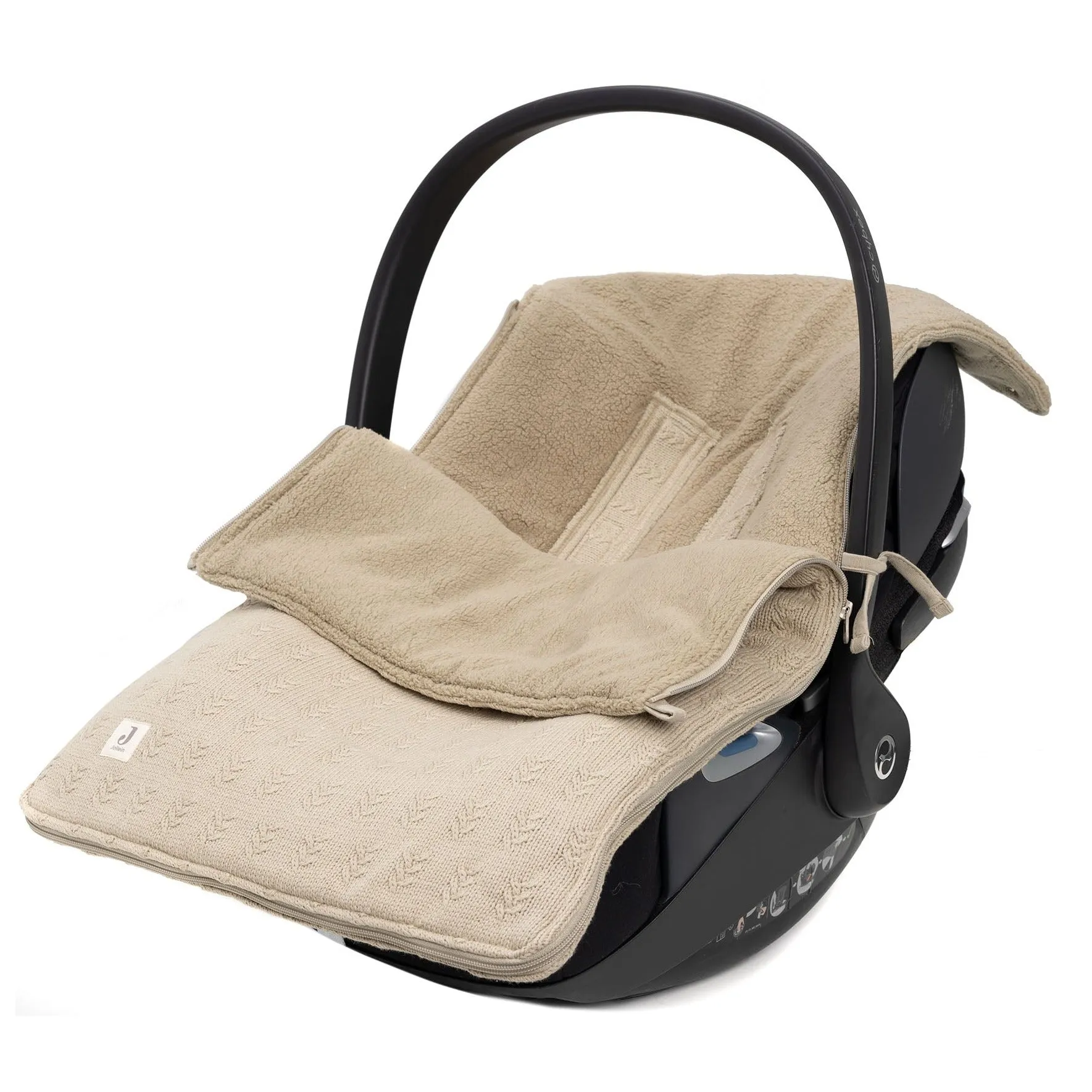 Jollein Footmuff Maxi Cosi 0  3/5 Punts | Grain Knit Olive Green