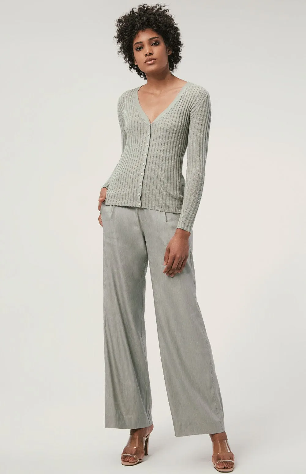 Jules Cardigan Sweater | Celadon
