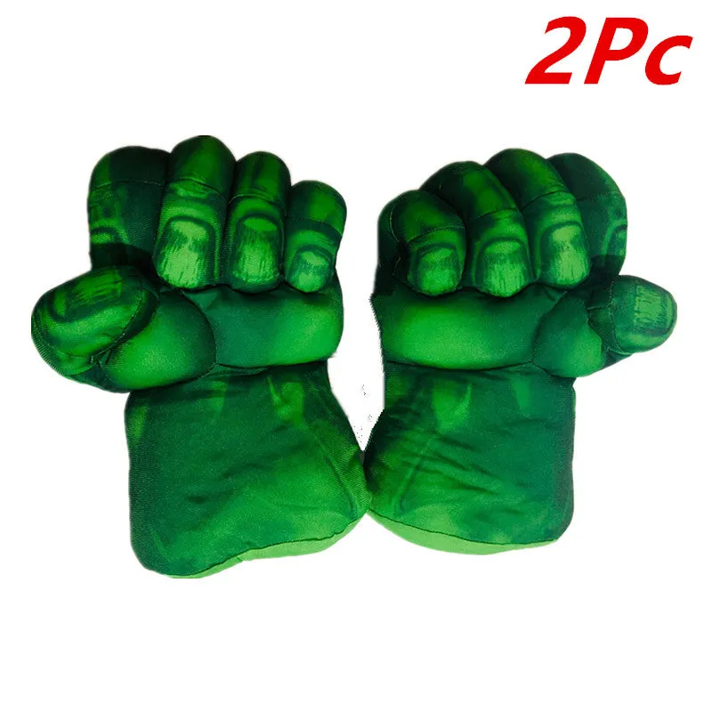 Kids Avengers Hulk Gloves/Captain America/Spiderman Gloves Cosplay Props Boys Girls Halloween Superhero Fantasy Party Gifts