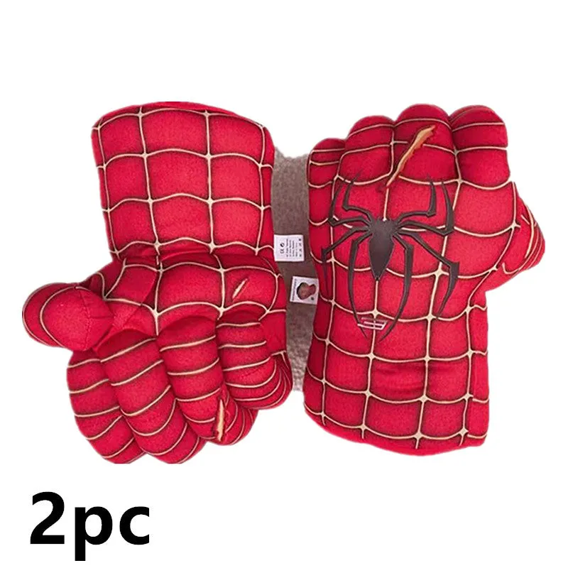 Kids Avengers Hulk Gloves/Captain America/Spiderman Gloves Cosplay Props Boys Girls Halloween Superhero Fantasy Party Gifts