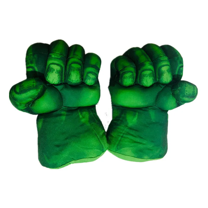 Kids Avengers Hulk Gloves/Captain America/Spiderman Gloves Cosplay Props Boys Girls Halloween Superhero Fantasy Party Gifts