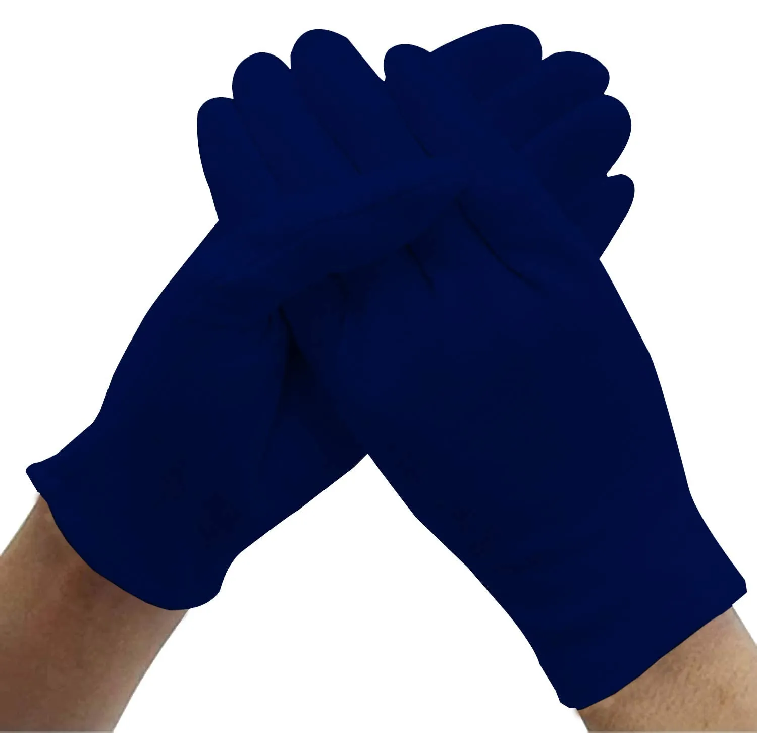 Kuber Industries Men's & Women's Cotton Hand Summer Gloves for Protection from Sun Burn/Heat/Pollution (Pack Of-3 Pairs, Black)-MASK46443