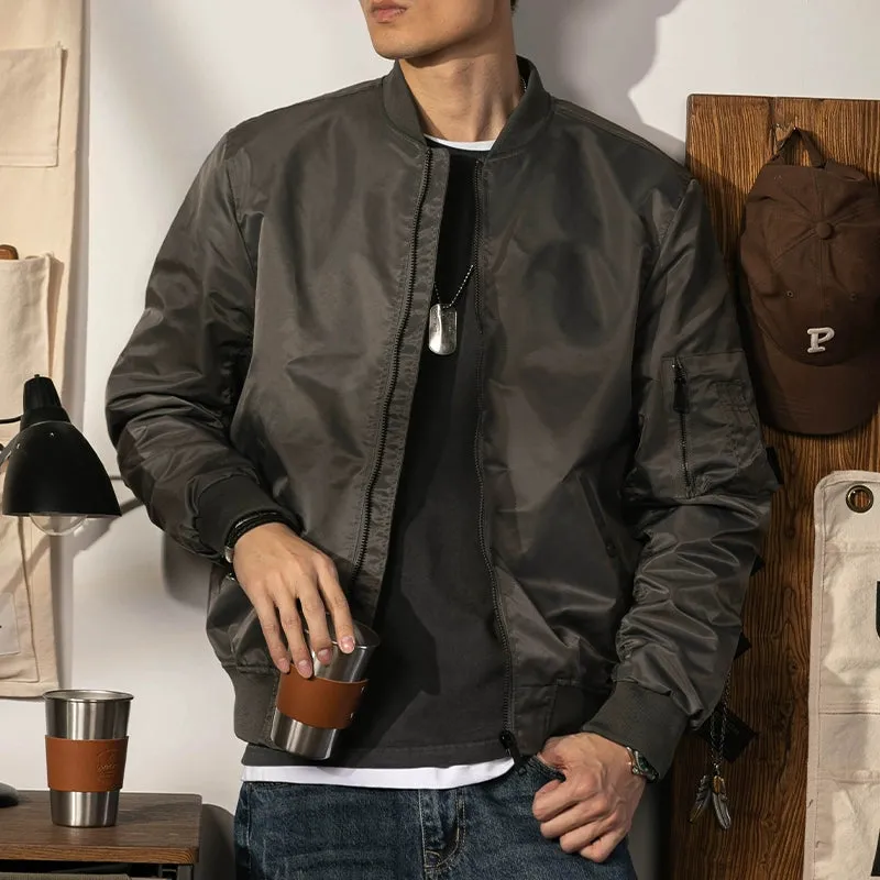 Men's Crew Neck Bomber Insulated Worker Jacket
