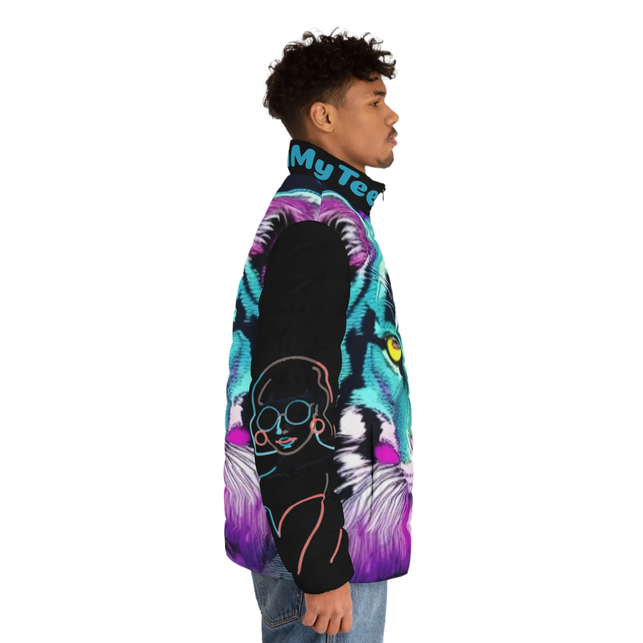 Men's Puffer Jacket (AOP)