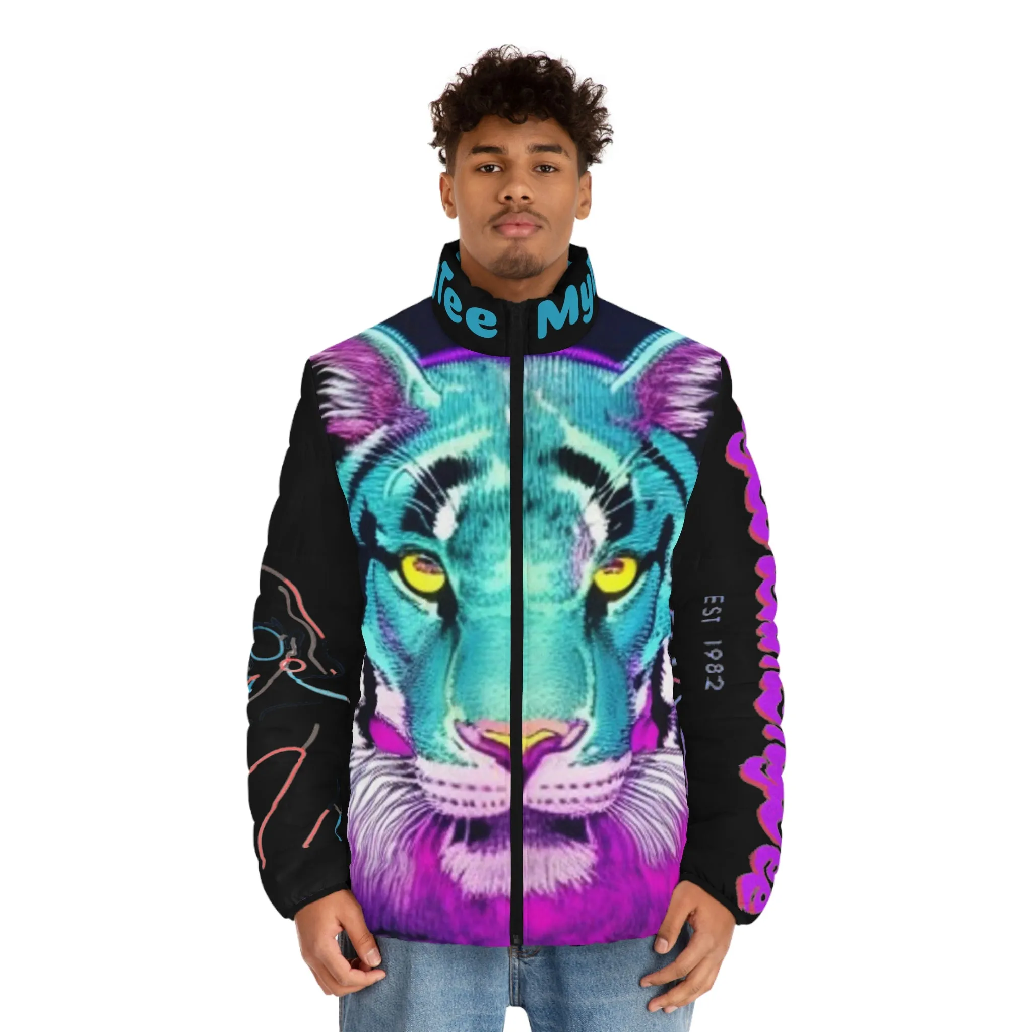 Men's Puffer Jacket (AOP)