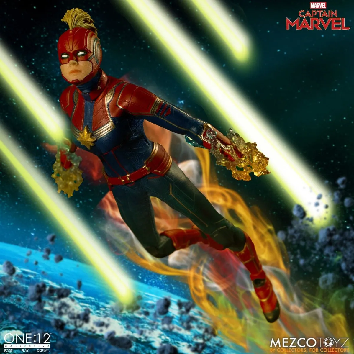 MEZCO TOYZ CAPTAIN MARVEL COLLECTIVE 1/12 SCALE - 76670
