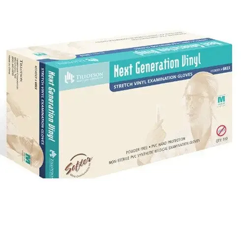 Next Generation Vinyl Exam Gloves, Large 100/Box