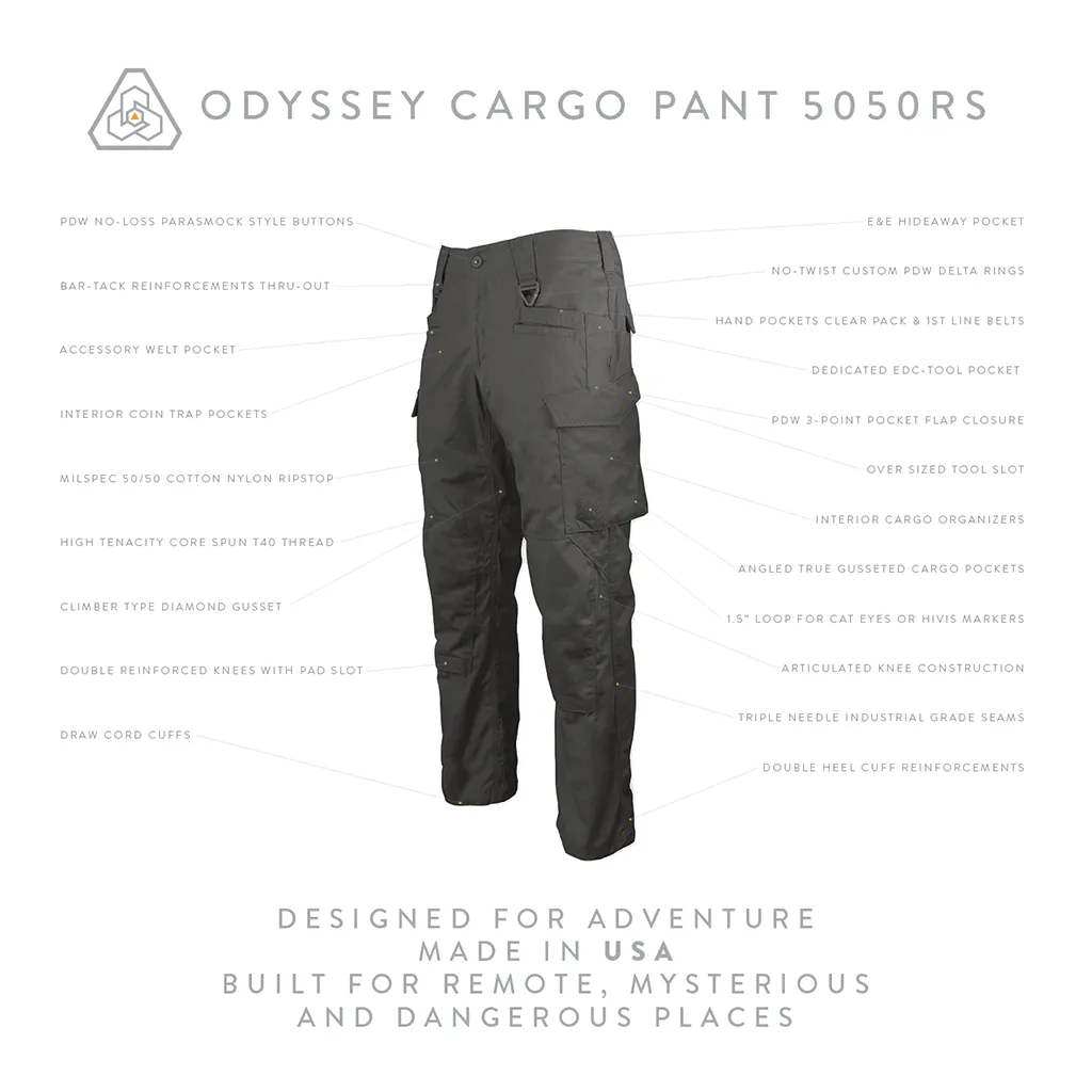 Odyssey Cargo Pant 5050RS - Machine Mineral Gray