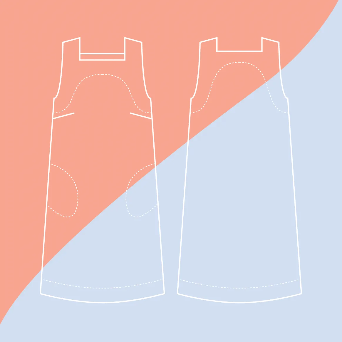 PDF Pattern - Sasha Shift Dress | Sewing Patterns by Masin