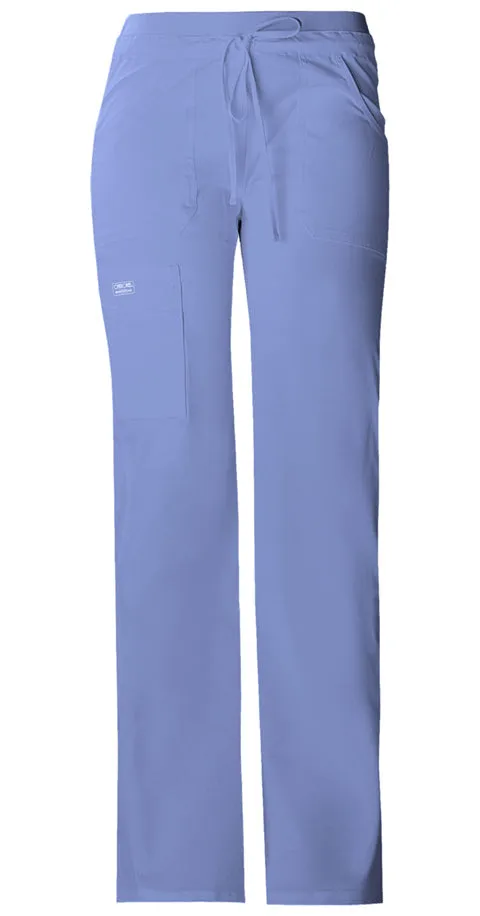PETITE - Cherokee WW Core Stretch Women's Drawstring Cargo Scrub Pant 24001P