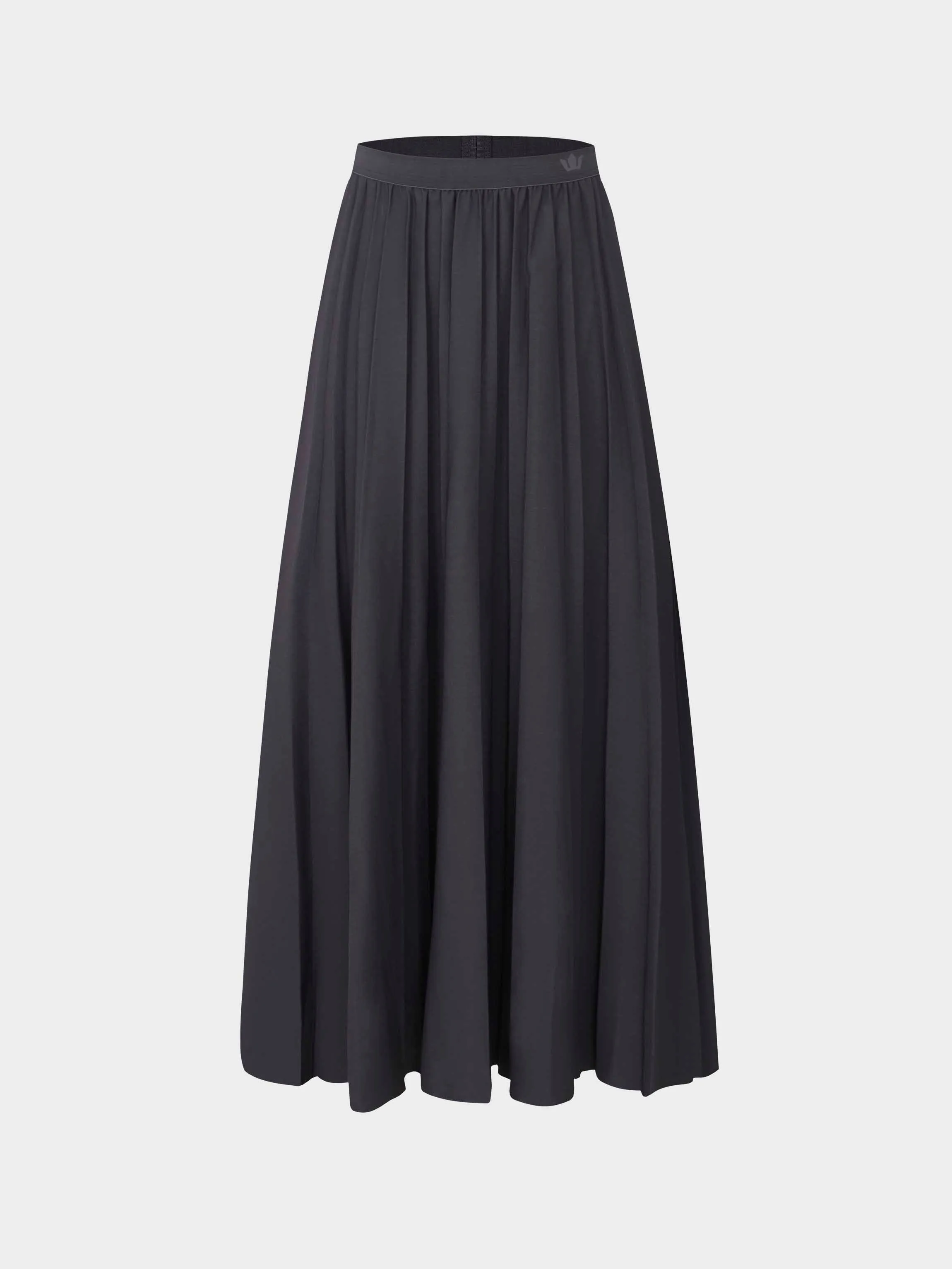 Pleated Skirt 35"-Dark Grey