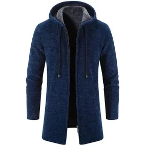 Plus Fleece Trend And Handsome All-match Cardigan For Men