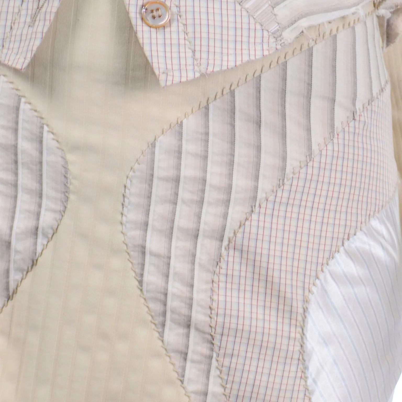 Rare Alexander McQueen Spring 2004 Deliverance 2pc Quilted Jacket & Skirt