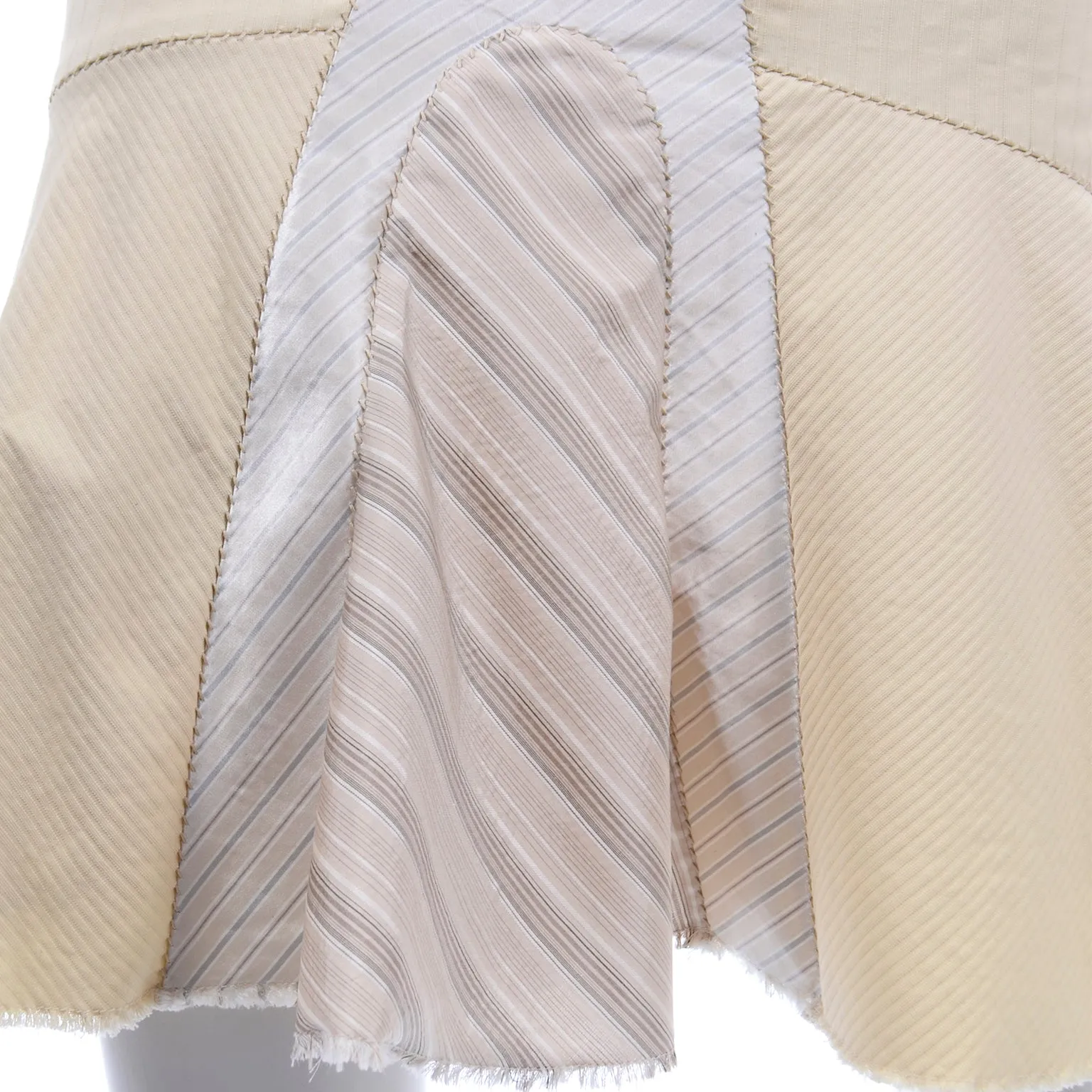 Rare Alexander McQueen Spring 2004 Deliverance 2pc Quilted Jacket & Skirt
