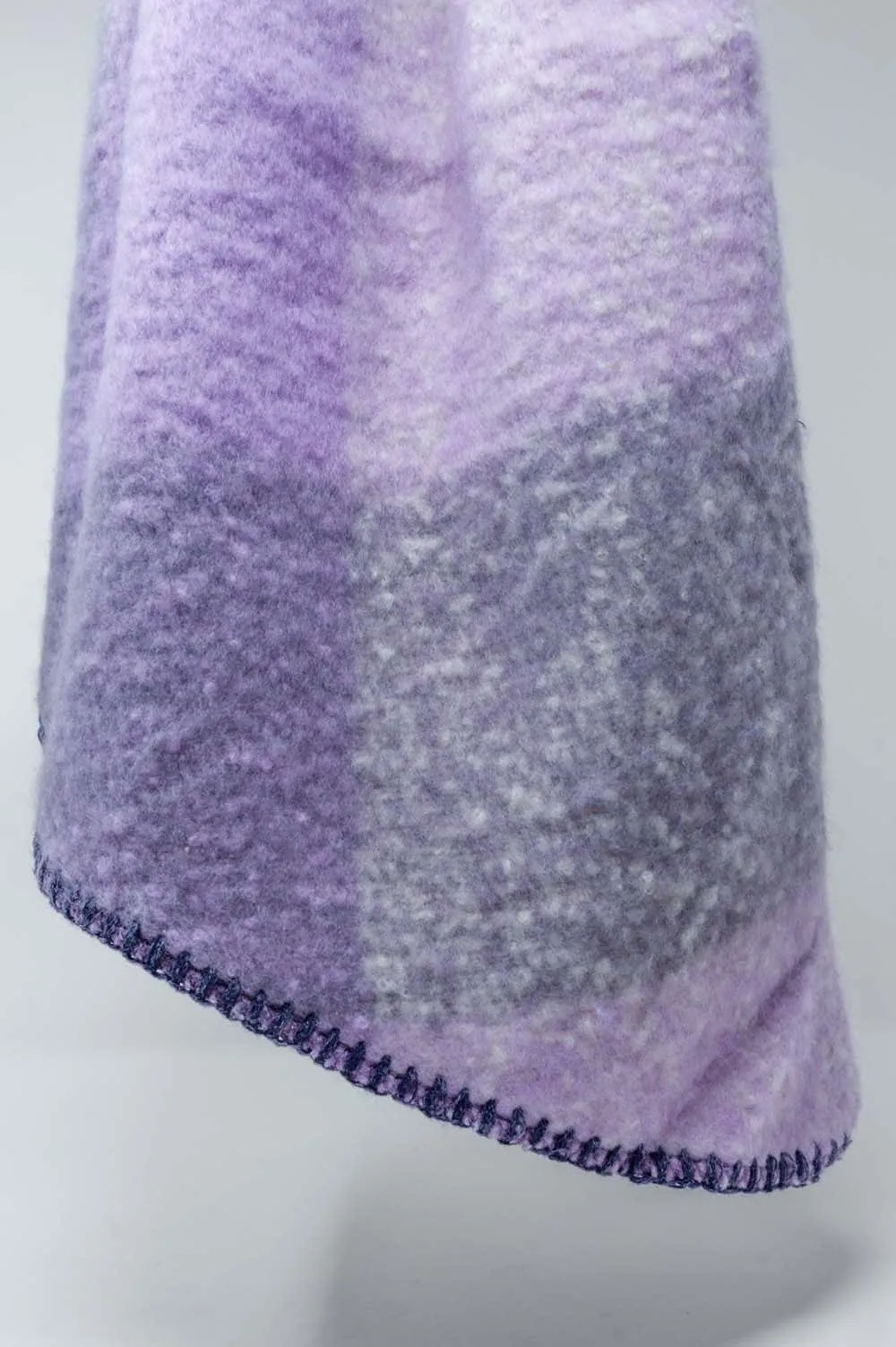 Scarf In Beige And Purple