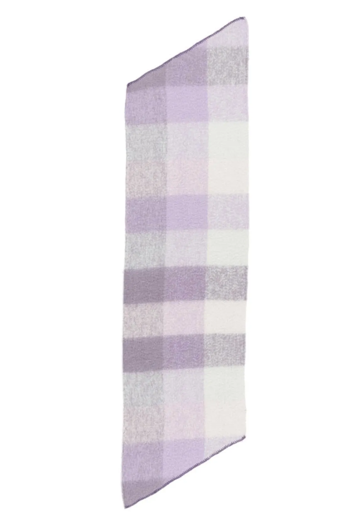 Scarf In Beige And Purple