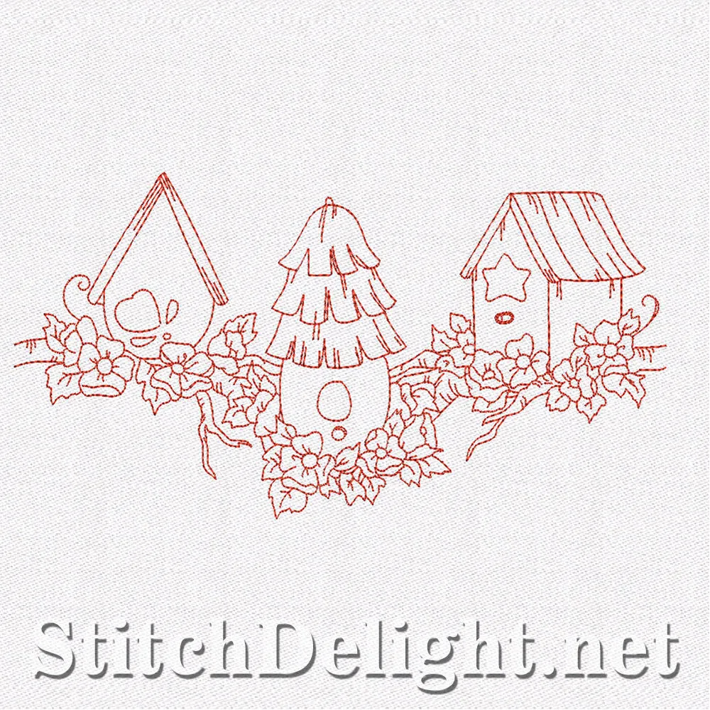 SD0657 Birdhouse Borders