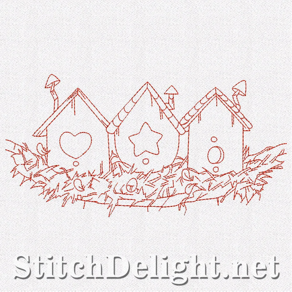 SD0657 Birdhouse Borders